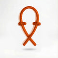 Boucleur sans chaleur en soie de murier — Orange