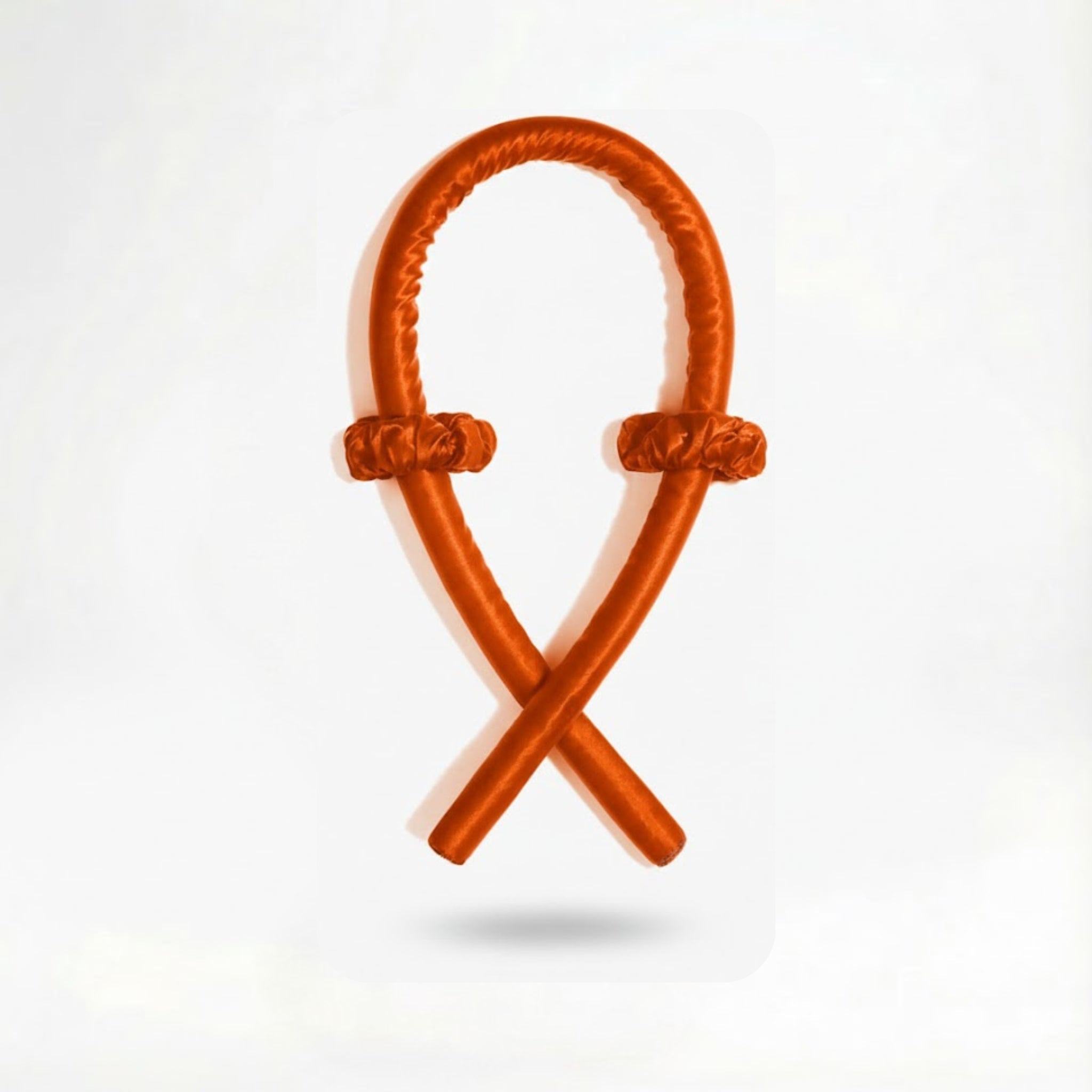 Boucleur sans chaleur en soie de murier — Orange