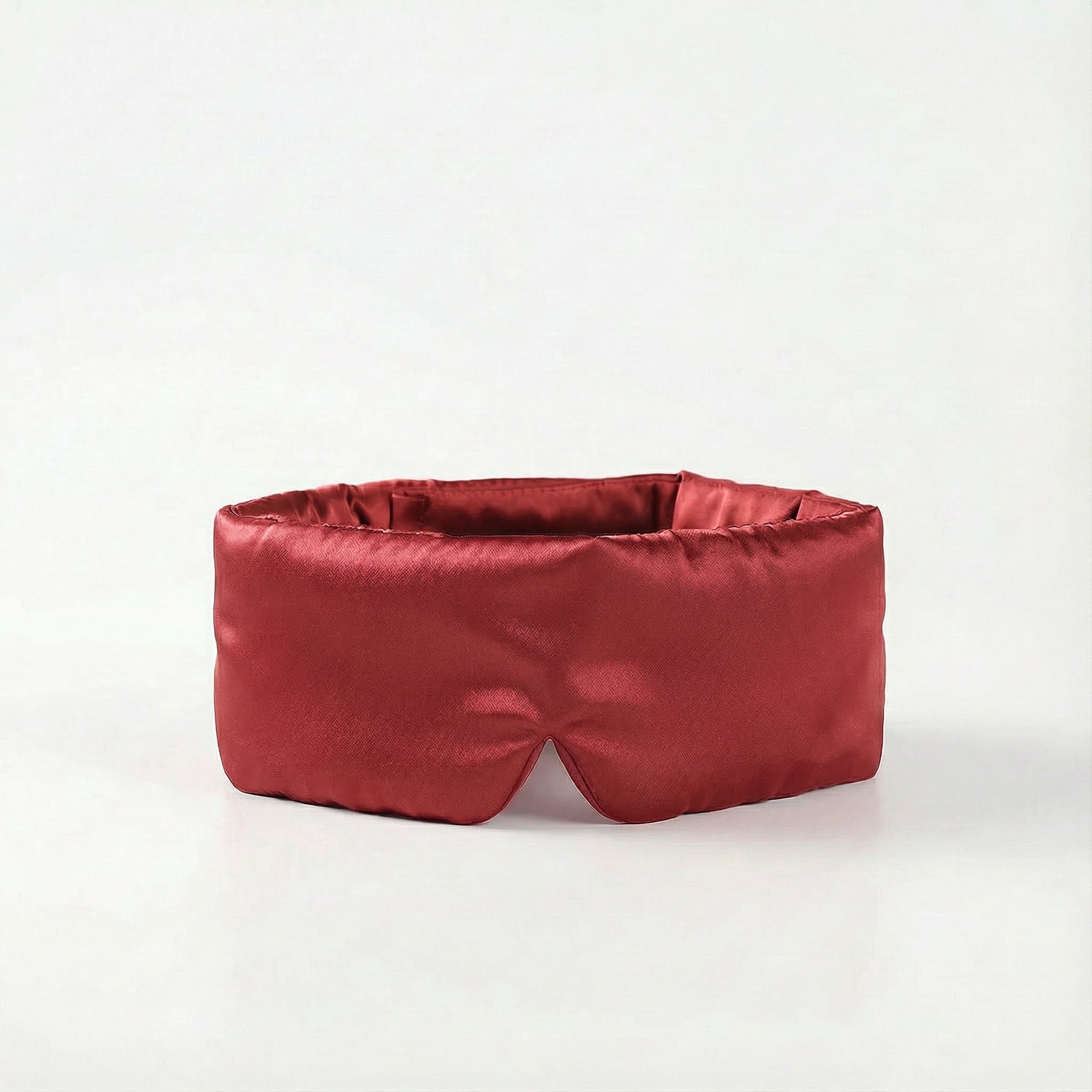 Masque de nuit en soie de murier — Rouge