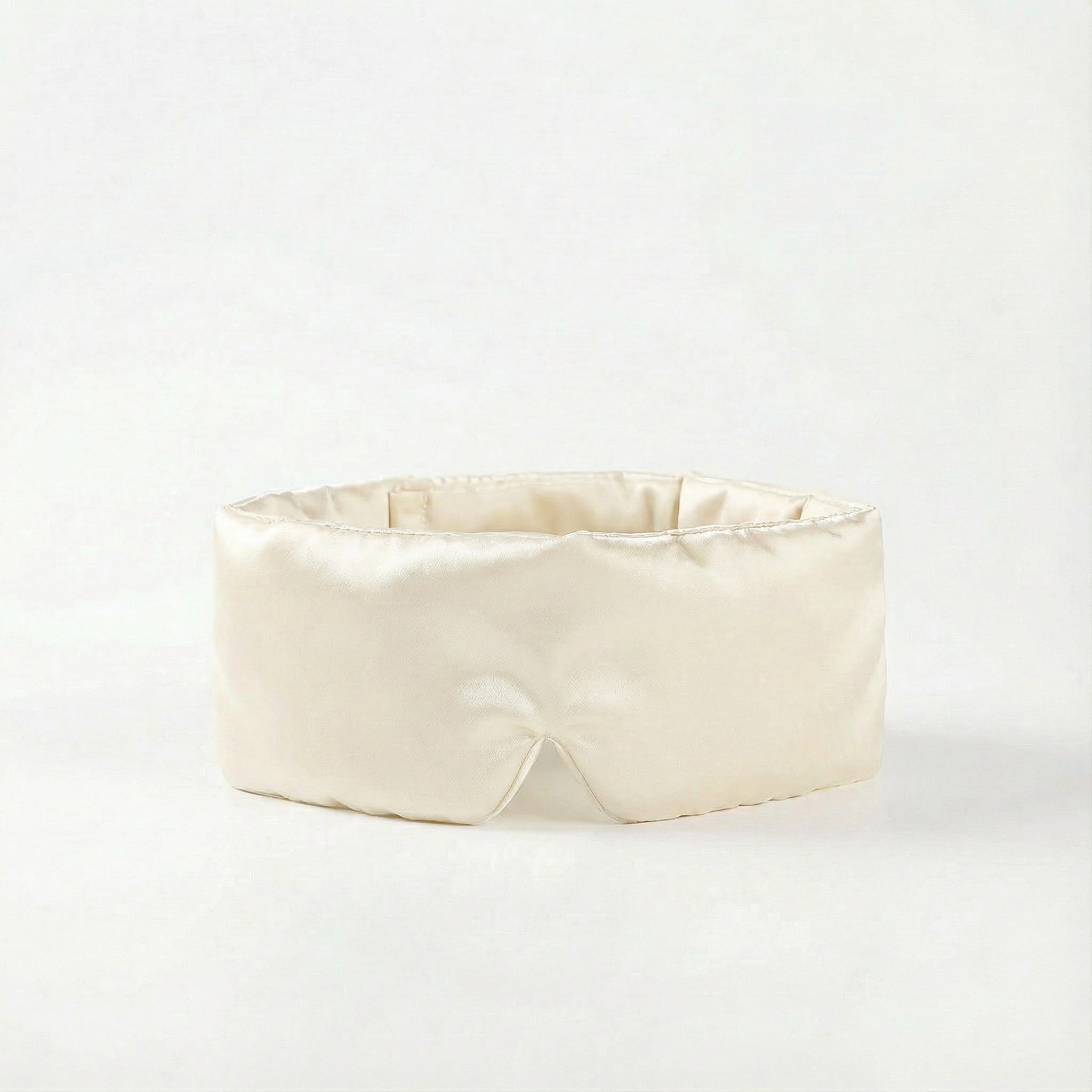 Masque de nuit en soie de murier — Ivoire