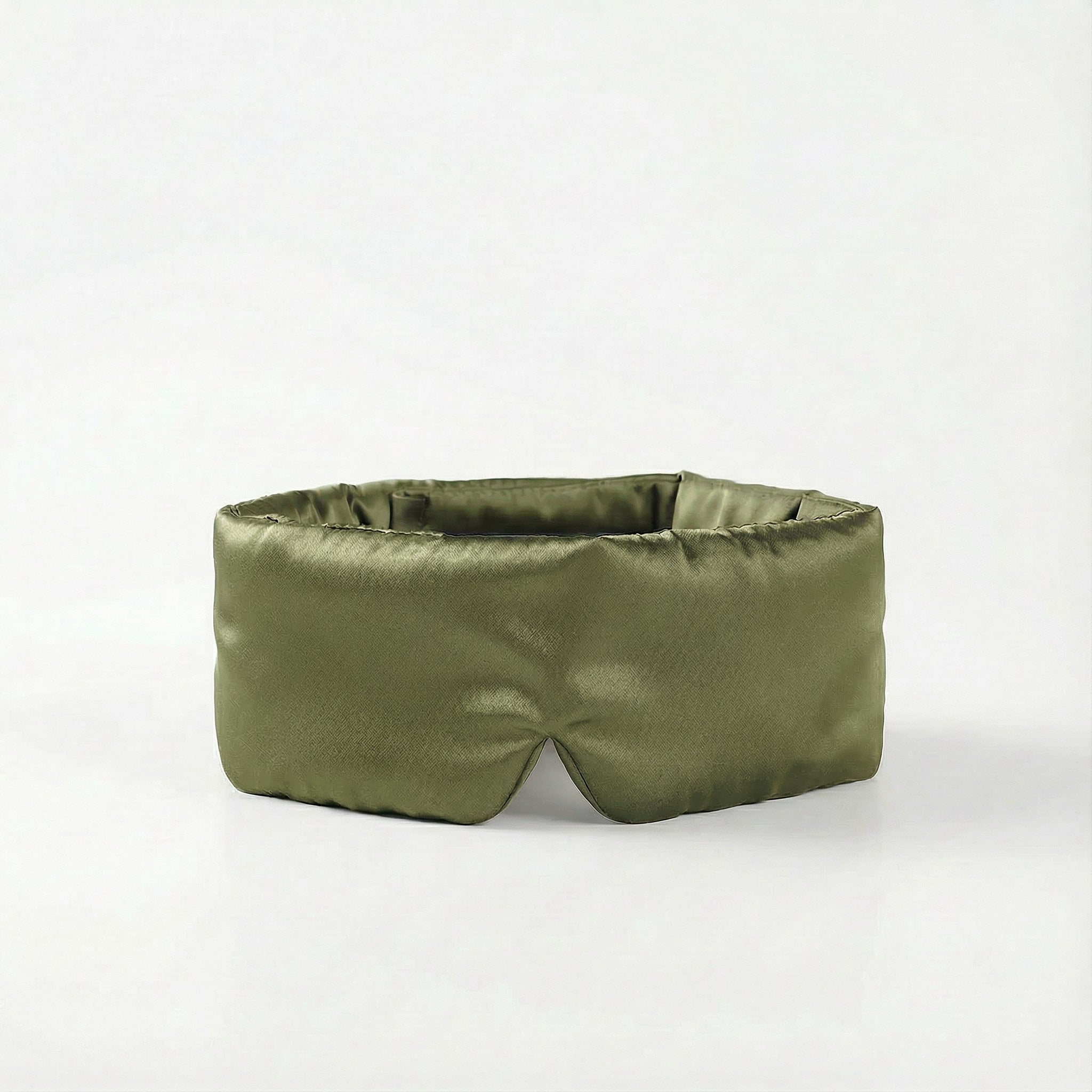 Masque de nuit en soie de murier — Vert