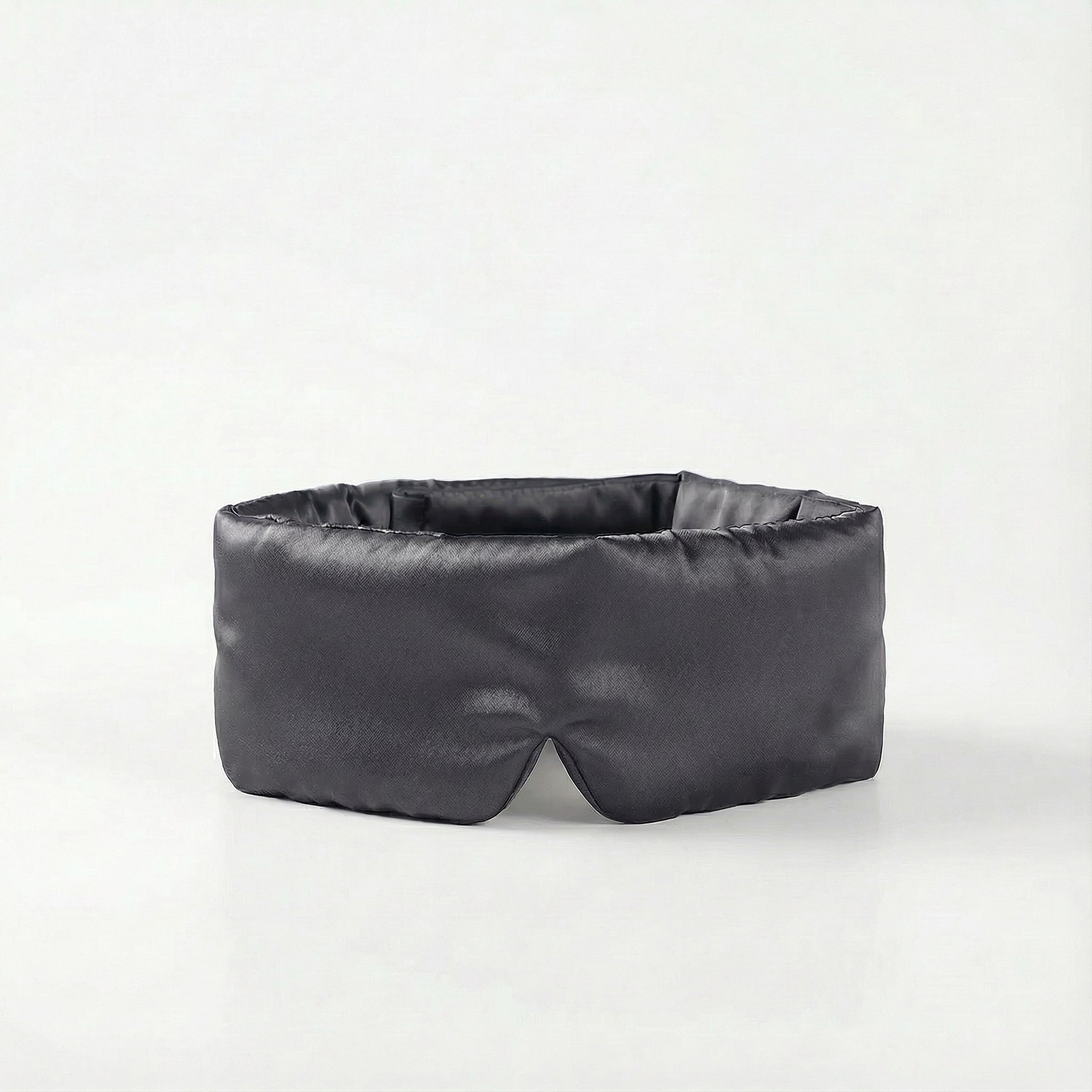 Masque de nuit en soie de murier — Noir charbon