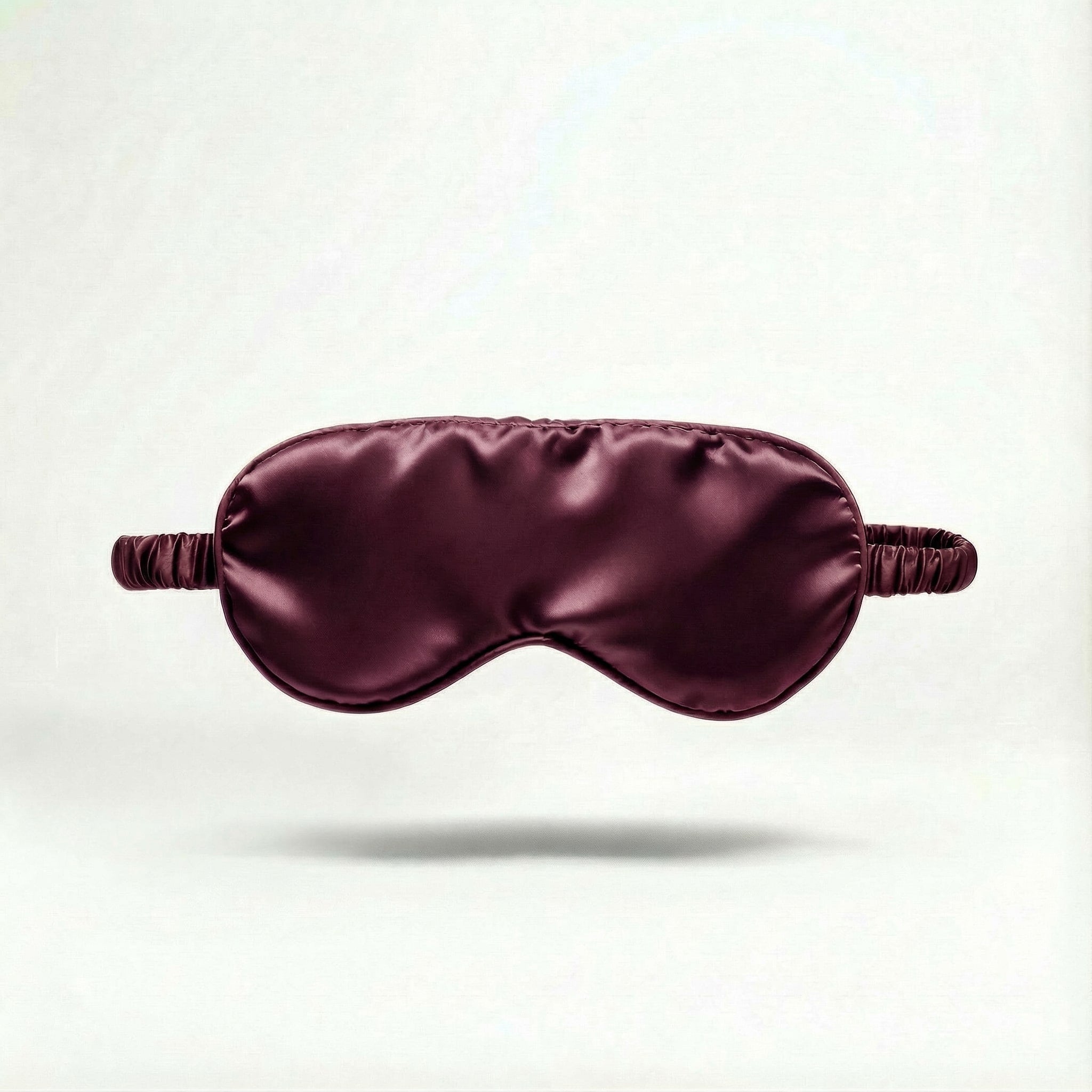 Masque de nuit en soie de murier — Grenat