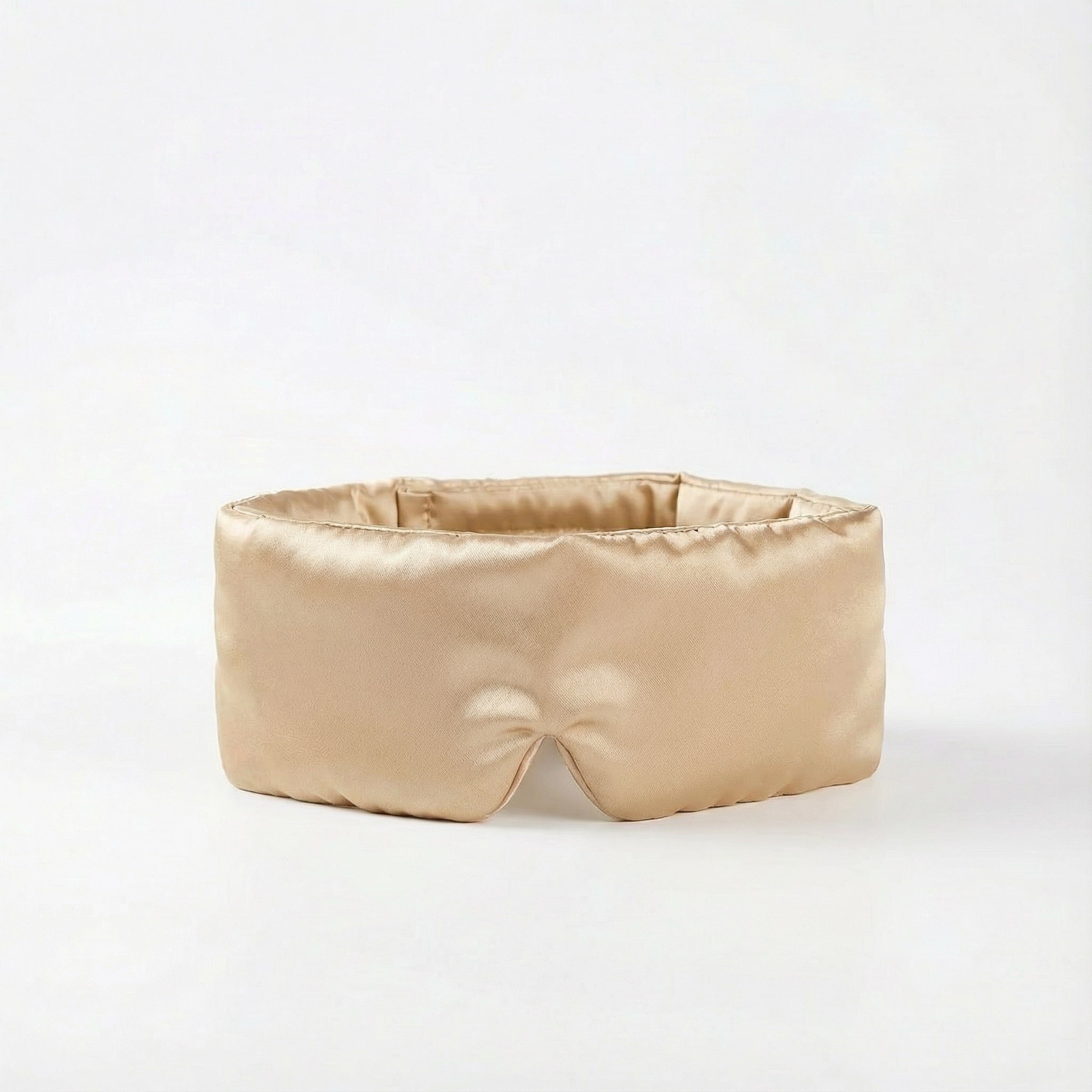 Masque de nuit en soie de murier — Champagne