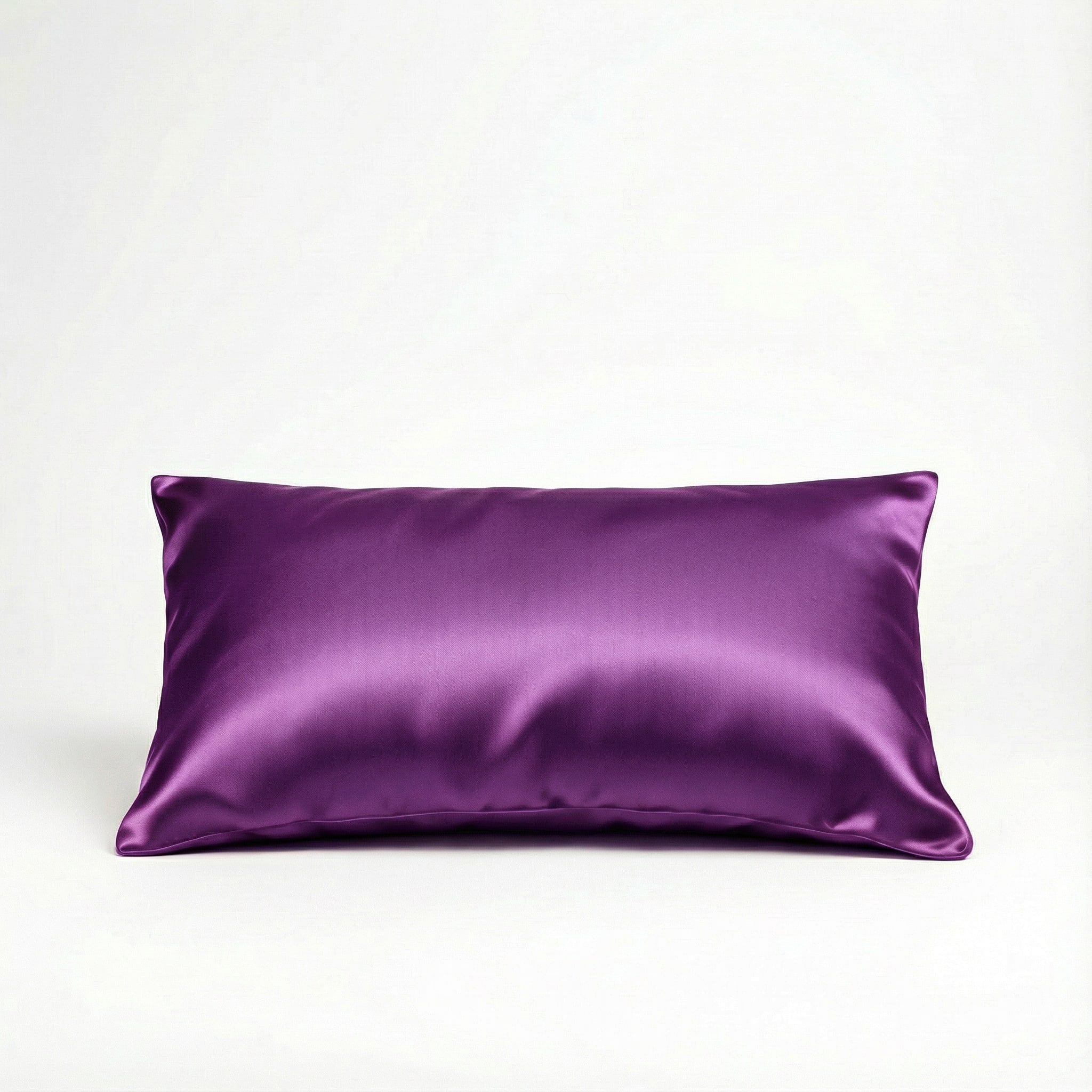 Paire Taie d'oreiller en soie de murier — Violet