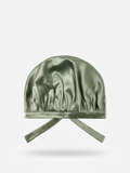 Bonnet en soie de murier — Vert Sauge