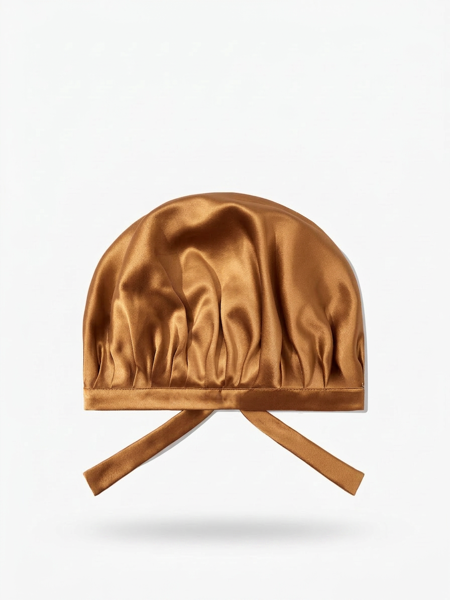 Bonnet en soie de murier — Caramel