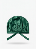 Bonnet en soie de murier — Vert Émeraude